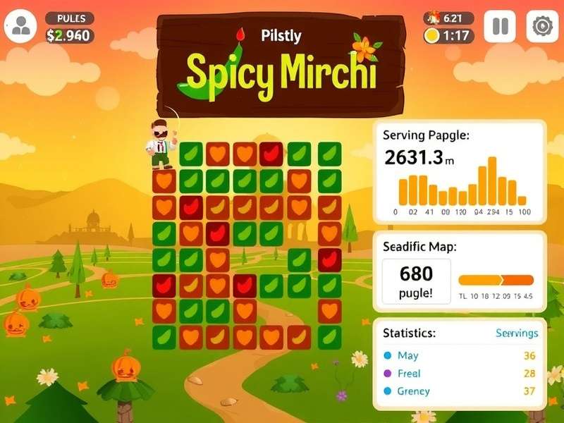 Spicy Mirchi Voyage puzzle solving interface